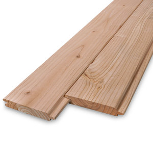 douglas - vellingdeel Douglasie Bretter Nut und Feder - 18x180 mm - Gehobelt - KD