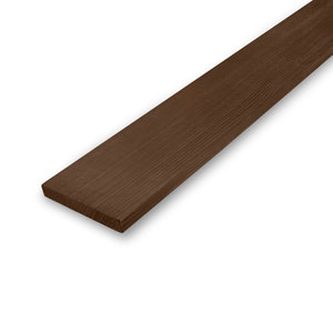thermo - plank Esche Thermoholz Bretter - 21x88 mm - gehobelt