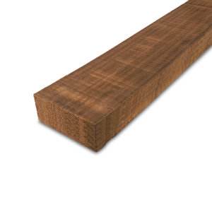 thermo - balk Abachi Thermoholz Balken - 52x155 mm - Sägerau - KD