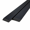 Douglasie Rhombusleisten schwarz - 20x67 mm - Rhombus Profilholz gehobelt (glatt) - schwarz beschichtet / gebeizt - Douglasieholz HF 18-20% (KD)