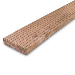 douglas - vlonderplank Terrassendielen Douglasie - Nutprofil grob (9) - 28x145 mm - Gehobelt - KD douglas - vlonderplank Terrassendielen Douglasie - Nutprofil grob (9) - 28x145 mm - Gehobelt - KD