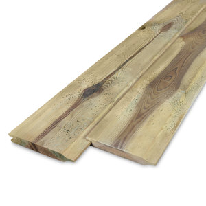 grenen - rabat - geimpregneerd Kiefer Nut und Feder Profilbretter mit zwei Sichtseiten - imprägniert (KDI) - 18x128 mm - Gehobelt - KD grenen - rabat - geimpregneerd Kiefer Nut und Feder Profilbretter mit zwei Sichtseiten - imprägniert (KDI) - 18x128 mm - Gehobelt - KD