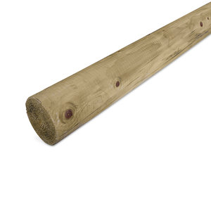 grenen - rondhout - geimpregneerd Kiefer Holzpfahl rund imprägniert (KDI) - 120 mm - Gefräst - KD grenen - rondhout - geimpregneerd Kiefer Holzpfahl rund imprägniert (KDI) - 120 mm - Gefräst - KD