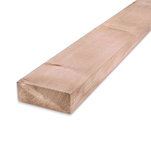 Fichtenbohlen imprägniert (KDI) - 45x120 mm - Red Class Wood gehobelt