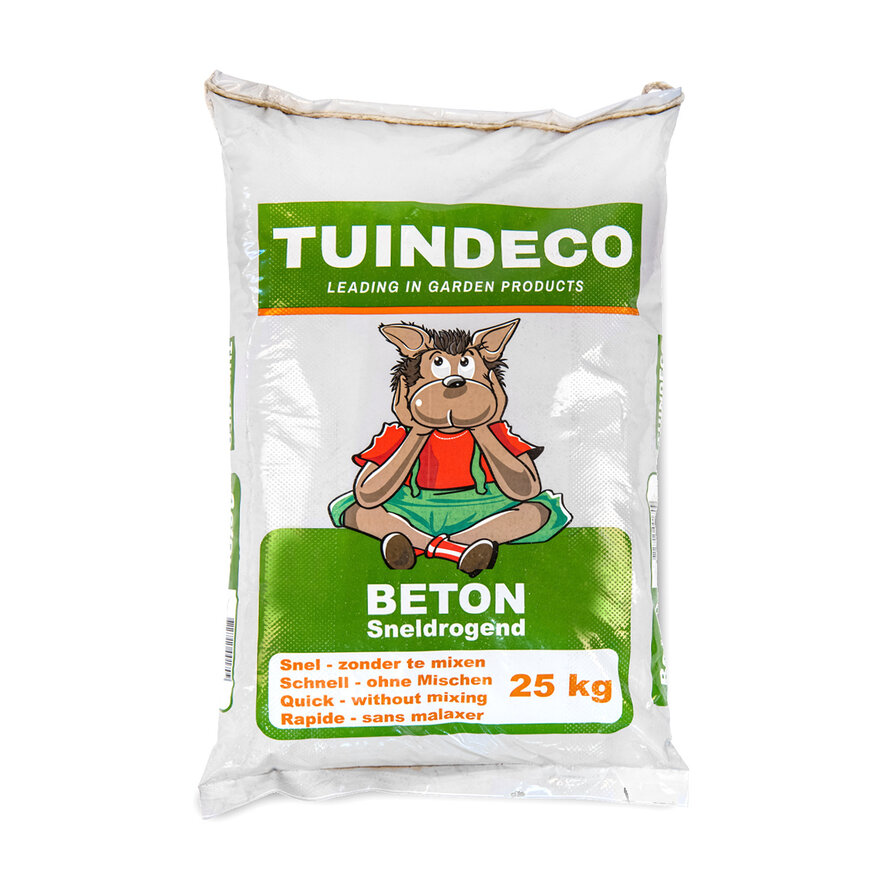 Schnellbeton - 25 kg - Schnell-Beton - schnelltrocknender Beton - Beton ohne mischen Schnellbeton - 25 kg - Schnell-Beton - schnelltrocknender Beton - Beton ohne mischen
