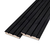 Dänisches Tripel-Block Profilholz Fichte - schwarz beschichtet - 21x125 mm - Kesseldruckimprägniertem Fichtenholz Profilholz gehobelt und schwarz beschichtet / gebeizt - Nadelholz HF 18-20% (KD)