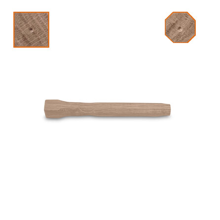 Holznägel Eiche - 16x150 mm - 25 Stück - Fachwerknägel Eichenholz 8-eckig mit Vierkantkopf