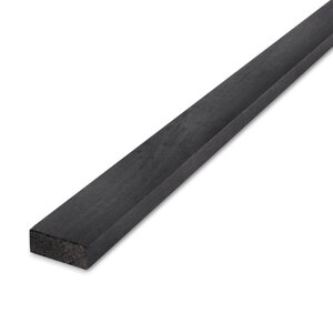vuren - lat - zwart Holzlatte Fichte schwarz beschichtet - 28x45 mm (netto) / 32x50 mm (brutto) - Gehobelt - KD vuren - lat - zwart Holzlatte Fichte schwarz beschichtet - 28x45 mm (netto) / 32x50 mm (brutto) - Gehobelt - KD