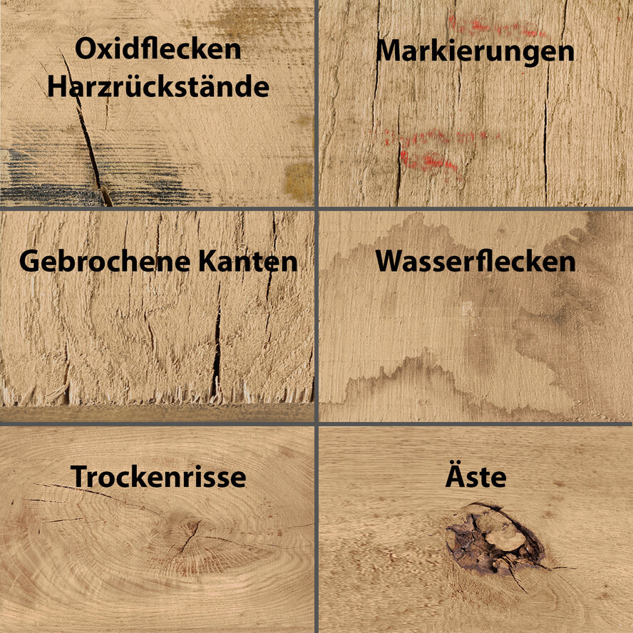 Eichen-Wechselfalzbrett - 18x130 mm - Profilholz aus Eiche mit sägerauer Sichtseite (roh) - Shiplap-Profilbrett für außen - Eichenholz rustikal, HF ca. 25% (AD) Eichen-Wechselfalzbrett - 18x130 mm - Profilholz aus Eiche mit sägerauer Sichtseite (roh) - Shiplap-Profilbrett für außen - Eichenholz rustikal, HF ca. 25% (AD)