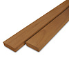 Abachi Thermoholz - Rhombusleisten - 21x90 mm - Rhombus Profilholz - Thermo-Ayous gehobelt - HF 8-12%