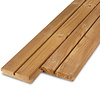 Kiefer Thermoholz gehobelt - Doppel-Blockprofil (50/50) - 21x125 mm - Doppel Block- / Raute- / Trapez- Profilholz - HF 8-12%