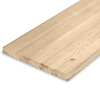 Leimholz Eiche - Massivholzplatte nach Maß - Eichenholz rustikal (B/C) - 4 cm stark (2-lagig) - durchgehenden Lamellen - für innen