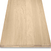 Leimholz Eiche - Massivholzplatte nach Maß - Eichenholz A-Qualität (A/B) - 4 cm stark (2-lagig) - durchgehenden Lamellen - für innen