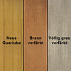 Guariuba  Balken / Latte - für (Terrassen-) Unterkonstruktion - 40x60 mm - Hartholz gehobelt & verleimt - HF 18-20% (KD)