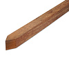 Bongossi Pfahl / Vierkantpfosten gespitzt - 65x65 mm - Hartholz sägerau - HF ca. 25% - (AD)
