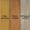 Guariuba B-fix Profilholz - 21x143 mm - für Terrasse & Fassade - Hartholz gehobelt - HF 18-20% (KD)