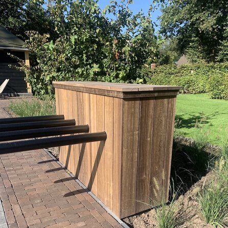 Padouk B-fix Profilholz - 21x88 mm - für Terrasse & Fassade - Hartholz gehobelt - HF ca. 25% (AD)