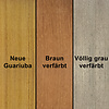 Stülpschalung Nut und Feder Guariuba - 21x115 mm - Softline- / Schräg- Profilholz gehobelt (glatt) - HF 18-20% (KD)
