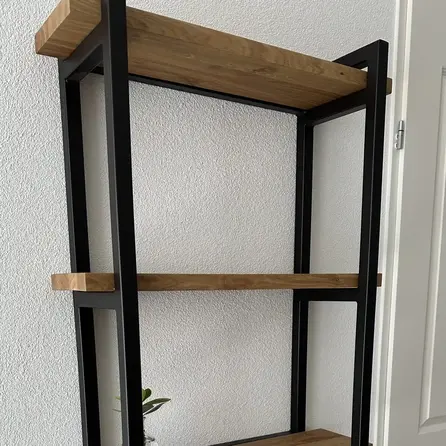 Leimholz Eiche - Massivholzplatte nach Maß - Eichenholz rustikal (B/C) - 3 cm stark - durchgehenden Lamellen - für innen