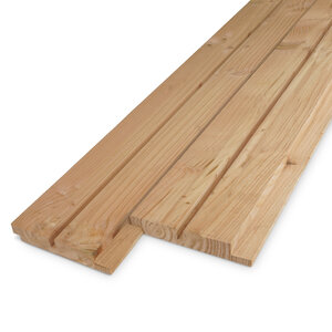 douglas - rabat Doppel-Blockprofil (50/50) - Douglasie - 21x125 mm - Gehobelt - KD douglas - rabat Doppel-Blockprofil (50/50) - Douglasie - 21x125 mm - Gehobelt - KD