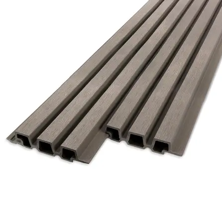 WPC Dänisches Tripel-Block Profilholz (hohl) - Vergrautes Holz Optik - 33x140 mm - Holzverbundstoff WPC Dänisches Tripel-Block Profilholz (hohl) - Vergrautes Holz Optik - 33x140 mm - Holzverbundstoff