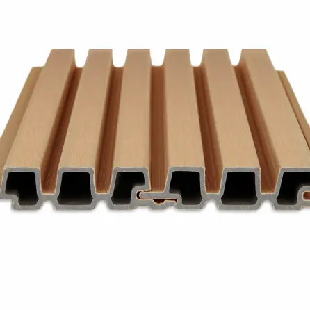 WPC Dänisches Tripel-Block Profilholz (hohl) - Zeder Optik - 33x140 mm - Holzverbundstoff WPC Dänisches Tripel-Block Profilholz (hohl) - Zeder Optik - 33x140 mm - Holzverbundstoff