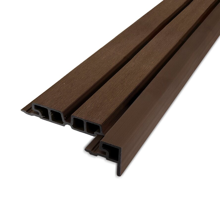WPC Endprofil – Farbton Ipé - 58x58 mm - WPC Abschlussprofil WPC Endprofil – Farbton Ipé - 58x58 mm - WPC Abschlussprofil