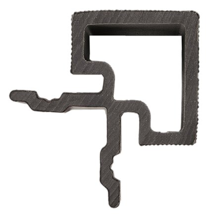 WPC Eckprofil – Farbton Anthrazit - 67x67 mm - WPC Eckabschlussprofil WPC Eckprofil – Farbton Anthrazit - 67x67 mm - WPC Eckabschlussprofil