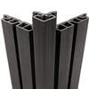 WPC Eckprofil – Farbton Anthrazit - 67x67 mm - WPC Eckabschlussprofil WPC Eckprofil – Farbton Anthrazit - 67x67 mm - WPC Eckabschlussprofil