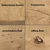 Eichenbohlen - 90x160 mm - Eichenbalken gehobelt (glatt) - Eichenholz rustikal HF ca. 25% (AD) Eichenbohlen - 90x160 mm - Eichenbalken gehobelt (glatt) - Eichenholz rustikal HF ca. 25% (AD)