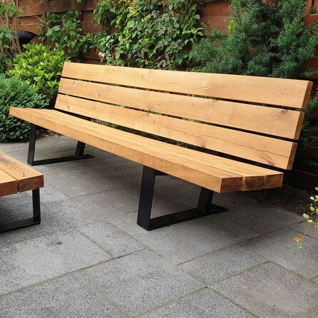 Eichenbohlen - 90x90 mm - Eichenbalken gehobelt (glatt) - Eichenholz rustikal HF ca. 25% (AD)