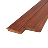 Stülpschalung Nut und Feder Padouk - 21x60 mm - Softline- / Schräg- Profilholz gehobelt - HF ca. 25% (AD)