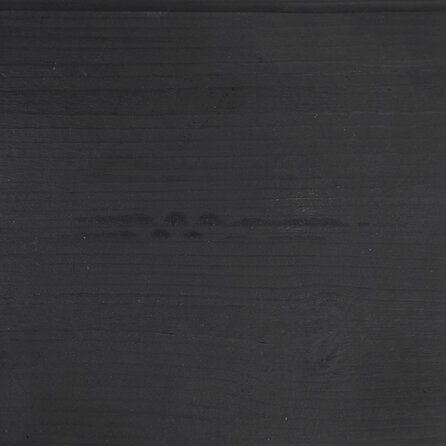 Holzlatte Fichte schwarz abgeschrägt - 18x40 mm (netto) - Fichtenholz gehobelt - schwarz beschichtet / gebeizt - HF 18-20% (KD)
