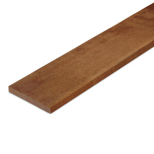 hardhout - plank Basralocus Uferbrett - 20x200 mm - Sägerau - AD