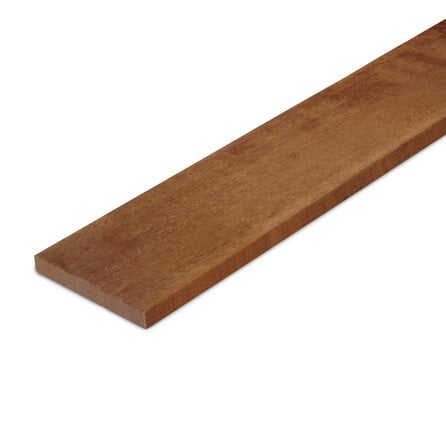 Basralocus Holz Uferbrett / Böschungsbrett - 15x200 mm - Hartholz sägerau - HF ca. 25% - (AD)