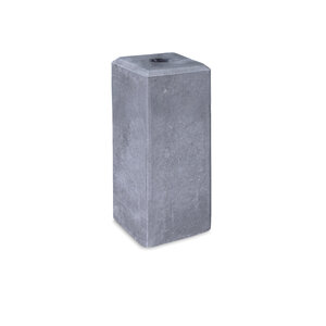 Blaustein-Sockel mit Loch - 16x16 cm - 35 cm hoch