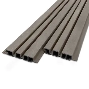 composiet - rabat WPC Barcode Profilholz (hohl) - Vergrautes Holz Optik - 33x165 mm
