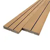 WPC Terrassendielen - Nutprofil - Zeder Optik - 22x146 mm - 1 Seite gehobelt / 1 Seite gebürstet (Optik) - Terrassendielen mit unsichtbarer Befestigung - Holzverbundstoff