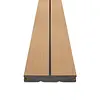 WPC Terrassendielen - Nutprofil - Zeder Optik - 22x146 mm - 1 Seite gehobelt / 1 Seite gebürstet (Optik) - Terrassendielen mit unsichtbarer Befestigung - Holzverbundstoff