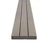 WPC Terrassendielen - Nutprofil - Vergrautes Holz Optik - 22x146 mm - 1 Seite gehobelt / 1 Seite gebürstet (Optik) - Terrassendielen mit unsichtbarer Befestigung - Holzverbundstoff