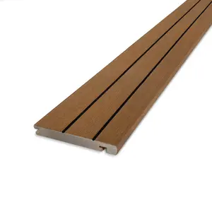 composiet - vlonderplank WPC Randplanke - Teak Optik - 22x146 mm