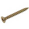 Universelle Senkkopf Holzschrauben TX gelb verzinkt - 3 mm -gelb verzinkt - Vollgewinde - 10 Torx (TX10) - 200 Stück