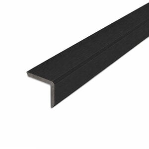 WPC Eckprofil – Schwarz Ebenholz Optik - 41x50 mm WPC Eckprofil – Schwarz Ebenholz Optik - 41x50 mm