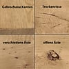 Eiche Profilholz Uberlappung Basic - 18x165 mm - gehobelt (glatt) - Eichenholz rustikal HF ca. 20% (KD) Eiche Profilholz Uberlappung Basic - 18x165 mm - gehobelt (glatt) - Eichenholz rustikal HF ca. 20% (KD)