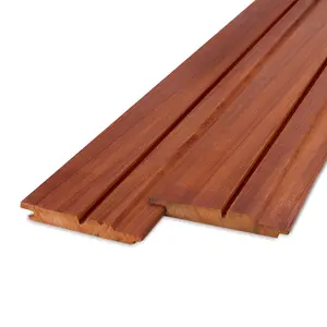 hardhout - rabat Doppel-Blockprofil (70/30) Nut und Feder - Padouk - 21x115 mm - Gehobelt - AD hardhout - rabat Doppel-Blockprofil (70/30) Nut und Feder - Padouk - 21x115 mm - Gehobelt - AD
