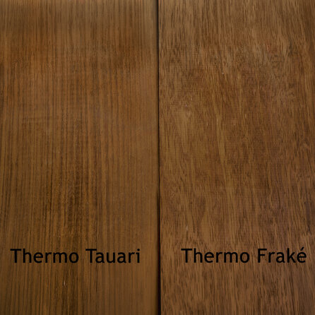Tauari Thermoholz gehobelt - Doppel-Blockprofil (50/50) - 21x125 mm - Doppel Block- / Raute- / Trapez- Profilholz - HF 8-12% Tauari Thermoholz gehobelt - Doppel-Blockprofil (50/50) - 21x125 mm - Doppel Block- / Raute- / Trapez- Profilholz - HF 8-12%