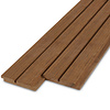 Tauari Thermoholz gehobelt - Doppel-Blockprofil (50/50) - 21x125 mm - Doppel Block- / Raute- / Trapez- Profilholz - HF 8-12% Tauari Thermoholz gehobelt - Doppel-Blockprofil (50/50) - 21x125 mm - Doppel Block- / Raute- / Trapez- Profilholz - HF 8-12%