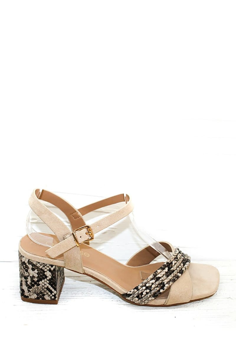 Chicmuse Sandaal Blokhak - By Mom\u0026Son