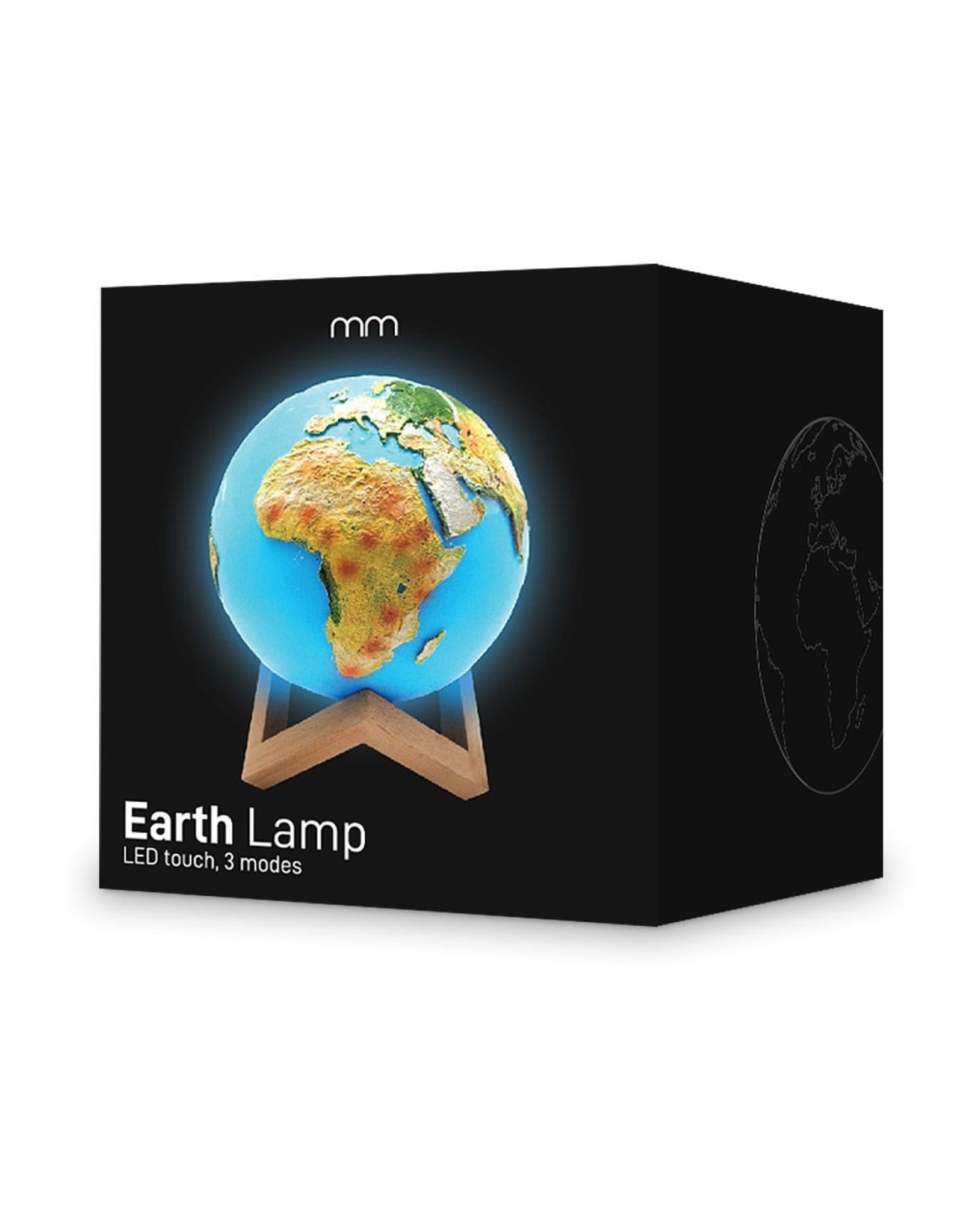 MikaMax 3D Wereldbol Lamp van 15 cm