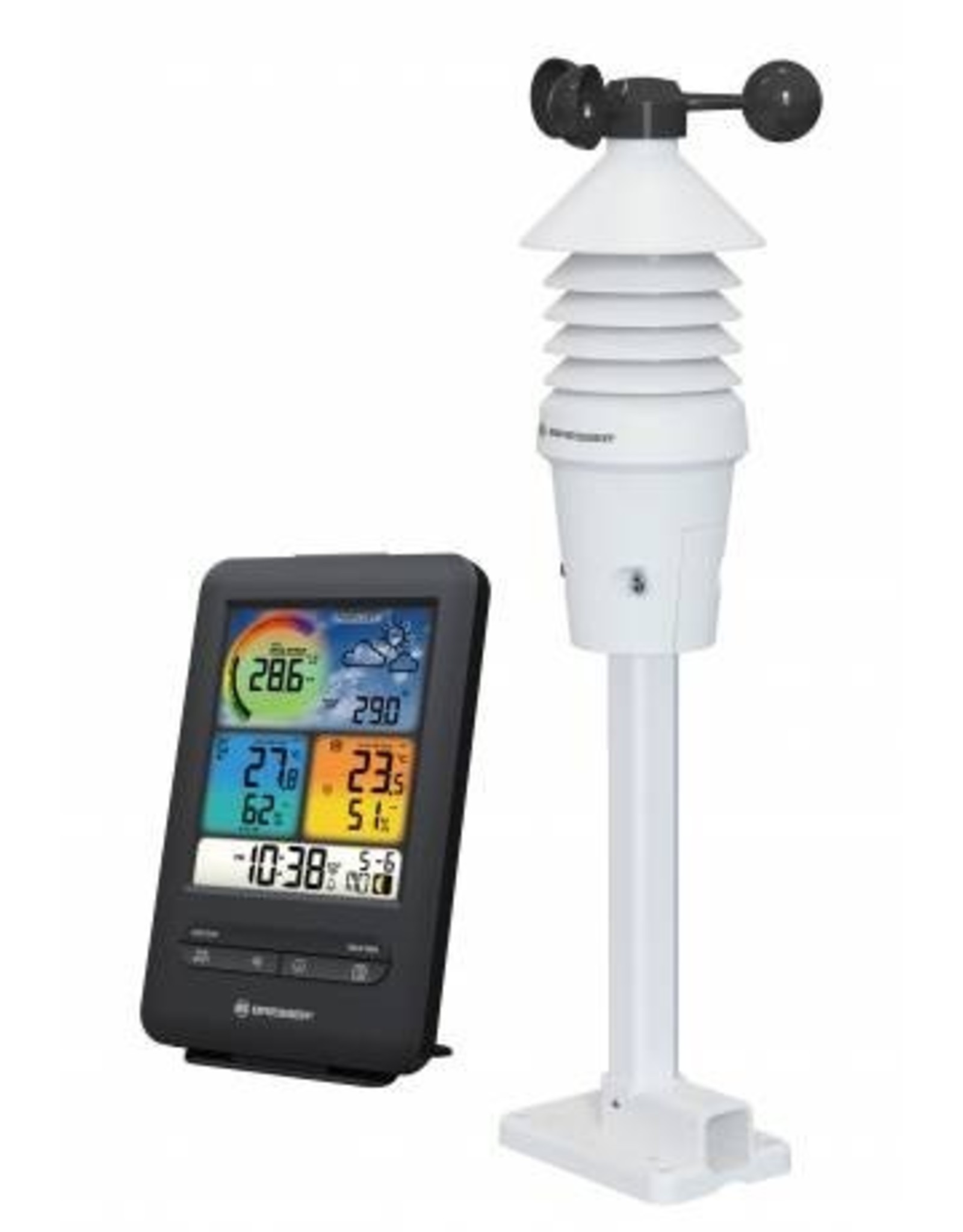 Bresser WIFI Kleurweerstation met 3-in-1 windsensor